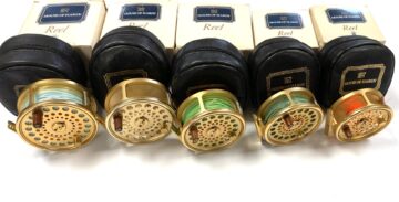 Hardy Gold Sovereign Set Of 5 Reels With Pouch / Boxes Limited Edition #070