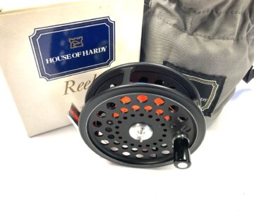 Hardy Ultralite disc #6 trout fly reel with bag and box #091