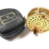 Hardy Gold Sovereign 11/12 Limited Edition #551 salmon fly reel with Hardy pouch