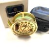 Hardy Gold Sovereign #5/6/7 trout fly reel with padded case