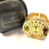 Hardy Gold Sovereign #3/4/5 trout fly reel with padded case # 799 Limited edition
