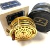 Hardy Gold Sovereign 11/12 Limited Edition #636 salmon fly reel with Hardy pouch