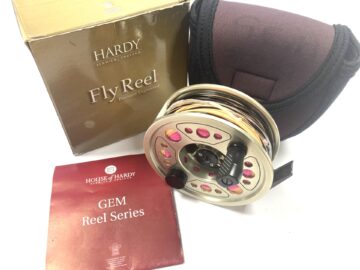 Hardy Gem Series 8/9 Salmon Fly Reel With Pouch And Box Plus Cortland Line