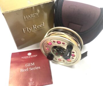 Hardy Gem Series 8/9 Salmon Fly Reel With Pouch And Box Plus Cortland Line