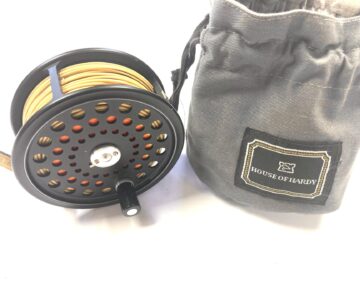 Hardy Ultralite Salmon Disc 4 1/8″ Fly Reel # 956 With Hardy Drawstring Bag