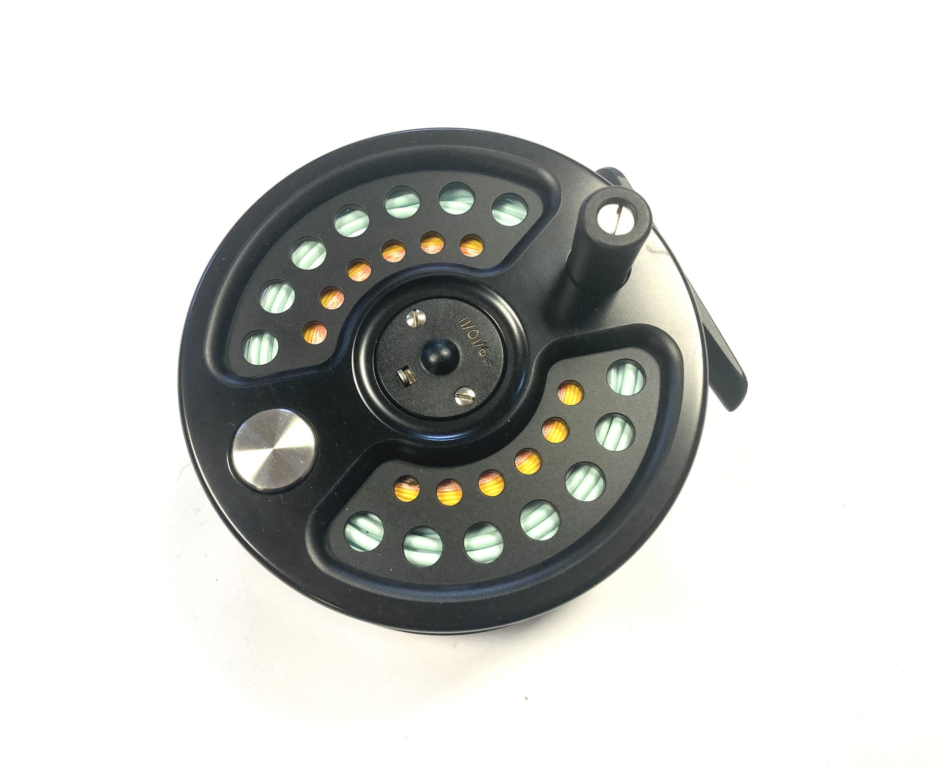 Hardy Sovereign # 9/10/11 2000 black Salmon fly reel No 418 with