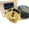 Hardy Gold Sovereign #8/9 trout fly reel with Hardy reel pouch Ltd Ed #408