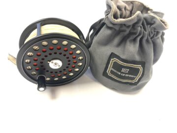 Hardy Ultralite Salmon Disc 4 1/8″ Fly Reel # 551 With Hardy Drawstring Bag