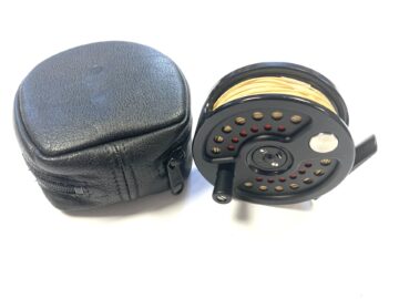 Hardy Sovereign 2000 fly reel, #7 Hardy padded case #743
