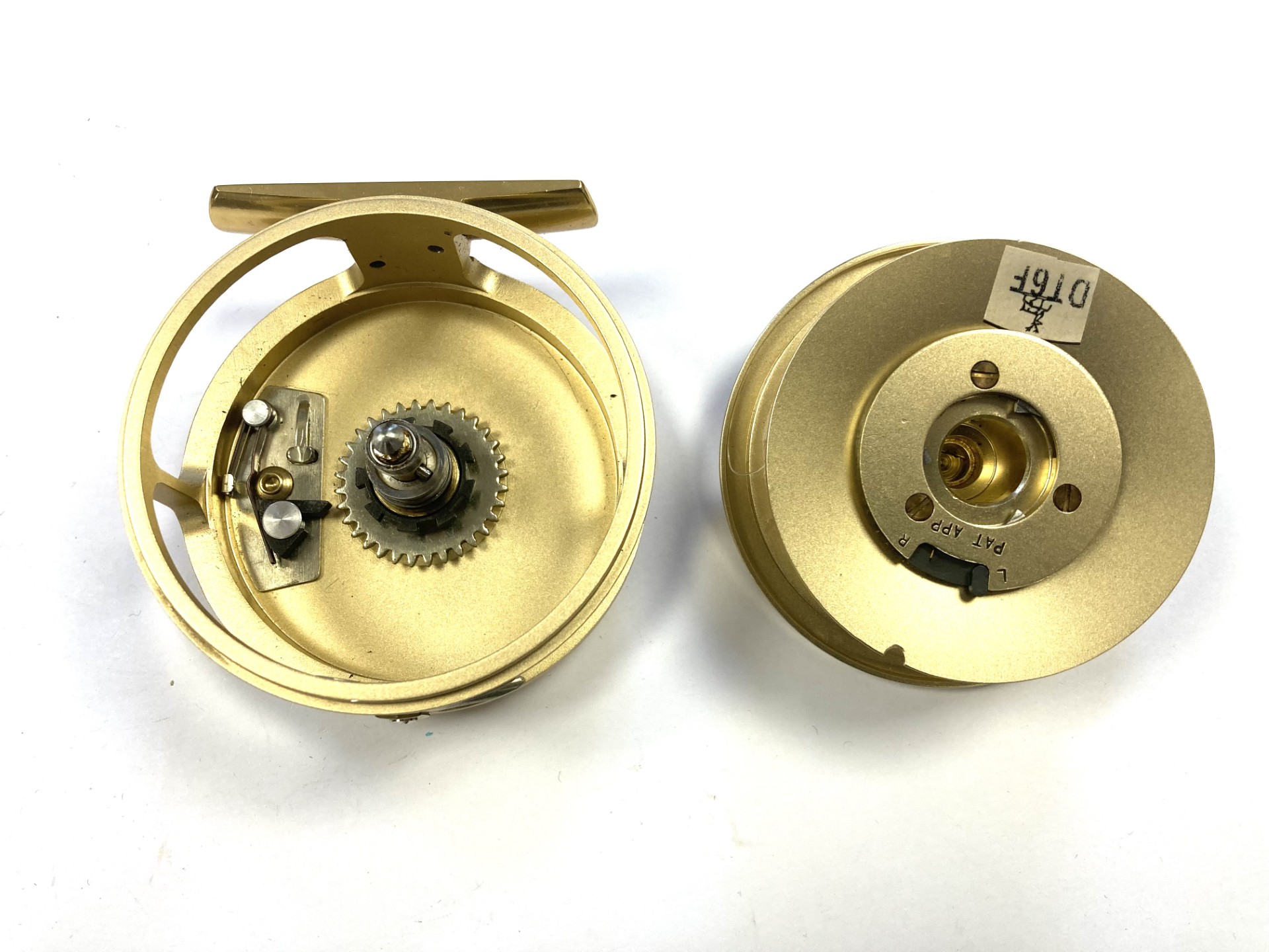 Hardy Gold Sovereign #5/6/7 trout fly reel with padded case and
