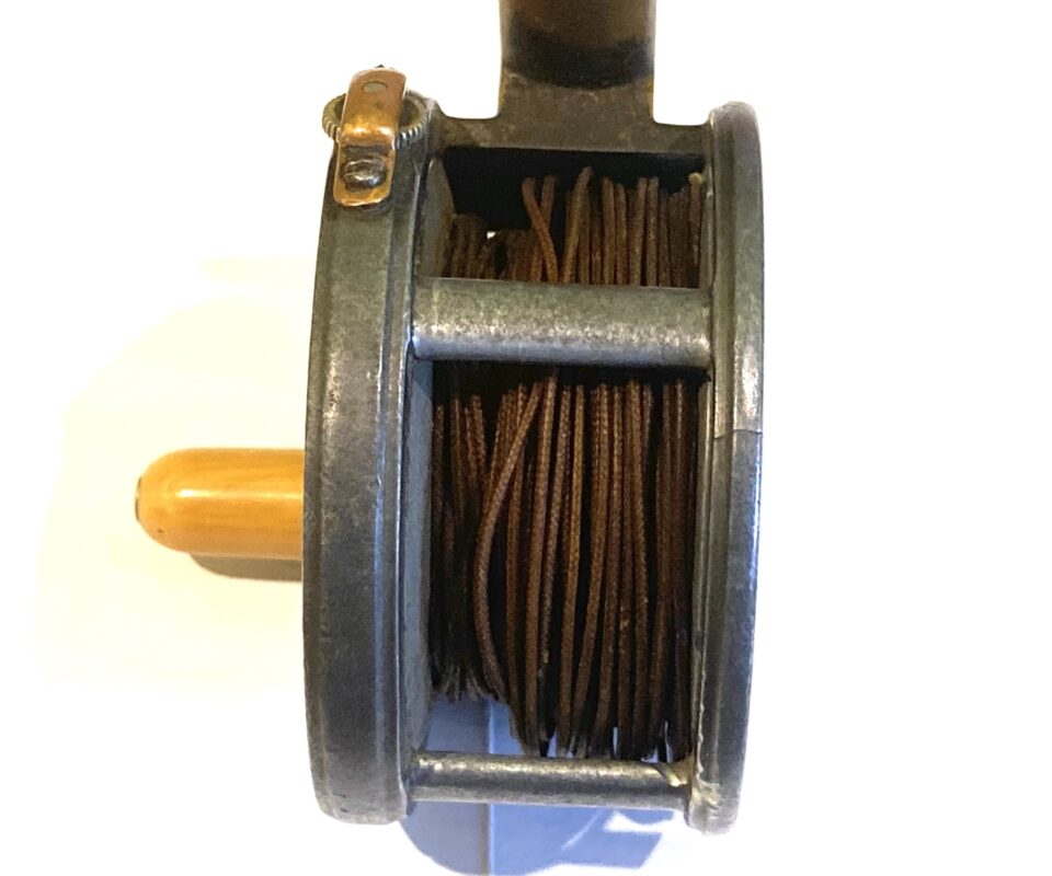 Alternative view of Hardy Brass Face Perfect 2 1/2" Vintage Trout Fly Reel RARE