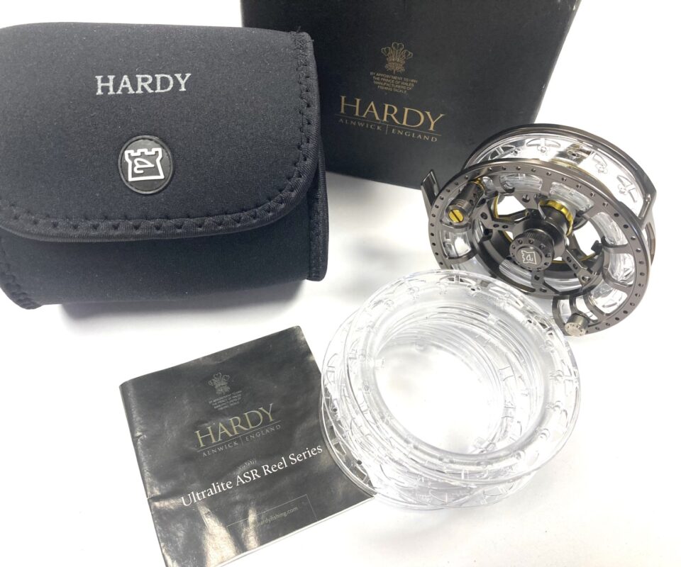 Hardy Ultralite ASR 6000 Salmon / Saltwater Fly Reel With Cassettes And Pouch / Box