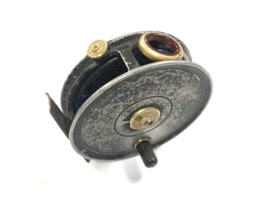 Graham Of Inverness 3 1/4" Trout Fly reel with red agate line guard - Rare Retailer