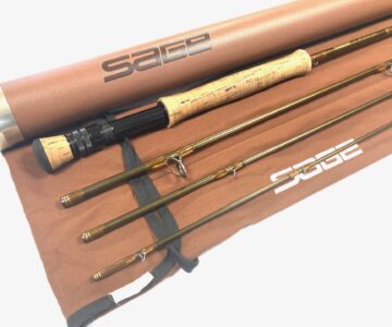 Alternative view of Sage SLT 8100-4 Graphite 3e 10' Line #8 Carbon 4 Piece Travel Trout Rod With Bag Tube