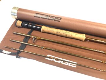 Sage SLT 8100-4 Graphite 3e 10' Line #8 Carbon 4 Piece Travel Trout Rod With Bag Tube
