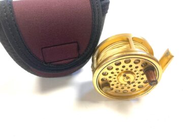 Hardy Gold Sovereign #3/4/5 Trout Fly Reel # 762 Limited edition With Pouch