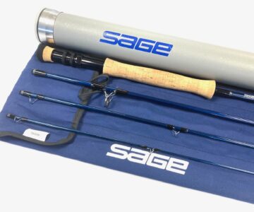 Sage Xi2 9′ 4 Piece Carbon Saltwater Fly Rod #8 Mint With Bag & Tube
