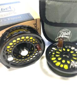 Abel No 3N Salmon Saltwater Fly Reel #5810 With Spare Spool Pouch & Box Superb