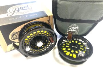 Abel No 3N Salmon Saltwater Fly Reel #5810 With Spare Spool Pouch & Box Superb