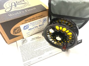 Abel Super 11 Atlantic Salmon Fly Reel With Pouch And Box # S495