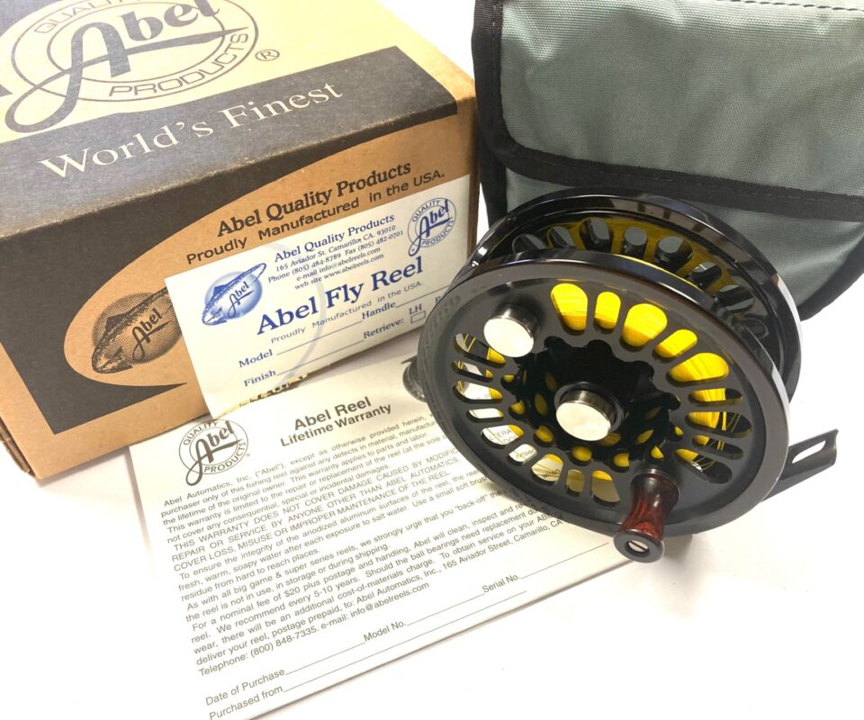 Abel Super 11 Atlantic Salmon Fly Reel With Pouch And Box # S495