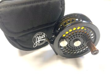 Abel No 3 Salmon Fly Reel 4" With Black Abel Pouch #5285