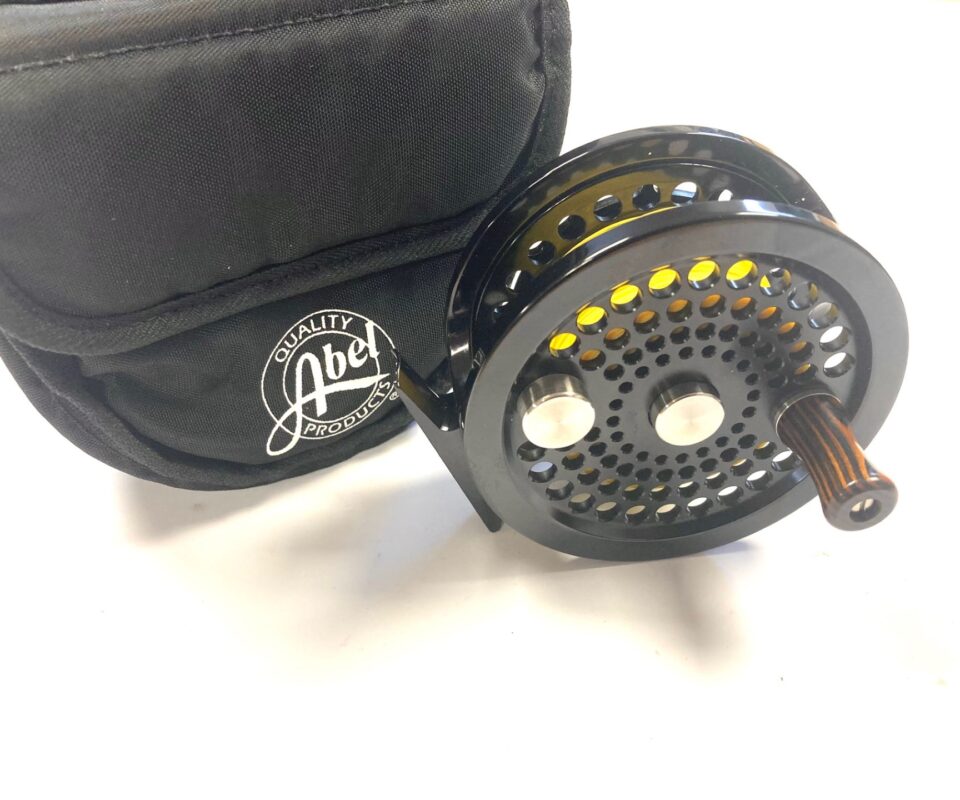 Abel No 3 Salmon Fly Reel 4" With Black Abel Pouch #5285