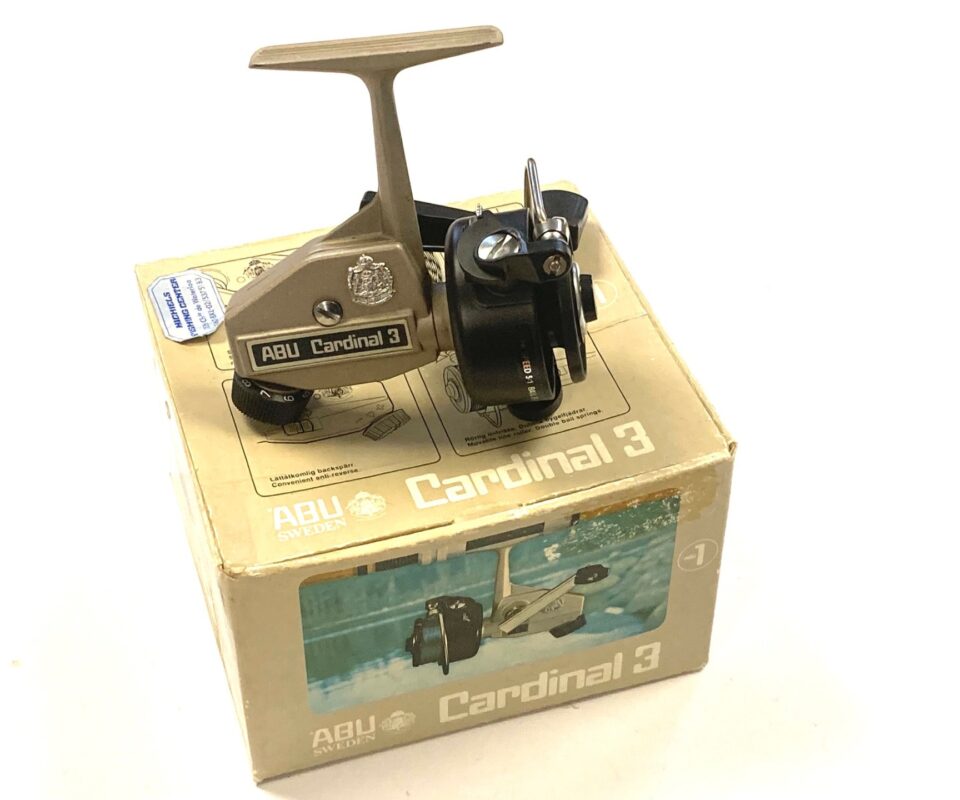 Abu Cardinal 3 Fixed Spool Reel With Box RARE