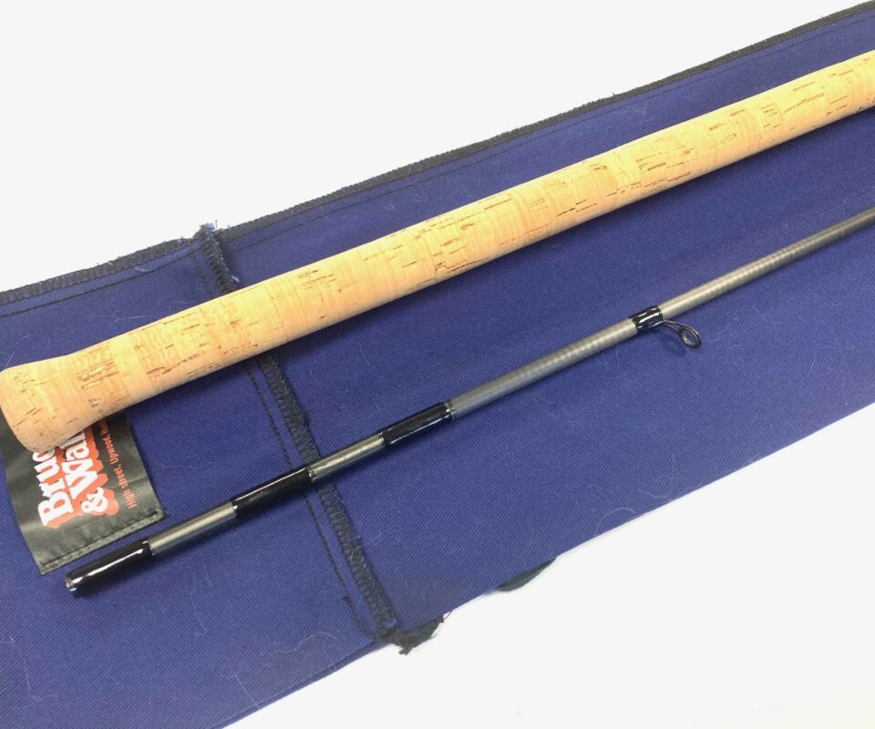 Bruce & Walker 15' Specialist 2 Piece Carbon Rod 1Ib Test Curve With Bag Rare
