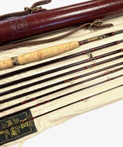 Hardy Smuggler De-Luxe 9′ 5″ 8 Piece Travel Fly Rod With Ex Rare Hardy Red Case
