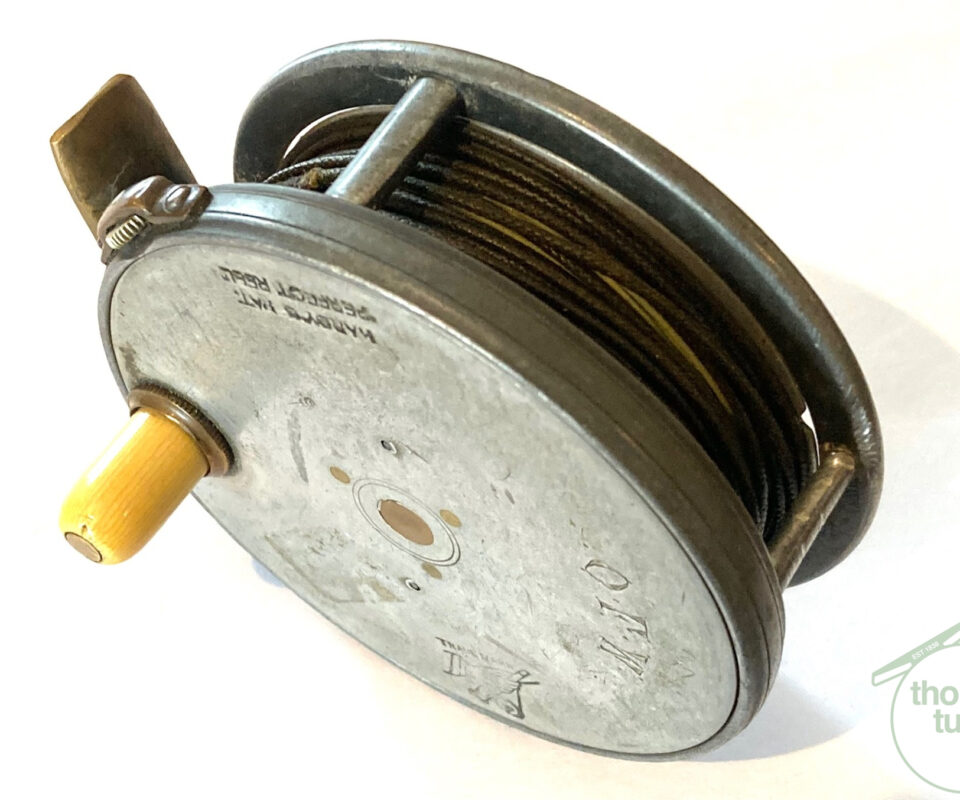 Alternative view of Hardy Perfect 3 3/8" Narrow Drum Early Model Rod In Hand Made Circa 1897/98 Rare