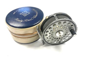 Hardy LRH Lightweight 3 1/8″ trout fly reel and padded case