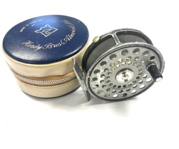 Hardy LRH Lightweight 3 1/8″ trout fly reel and padded case
