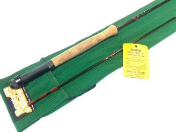 Bruce & Walker - Bruce River Trout 9' Carbon Trout Fly Rod # 3/6 With Bag