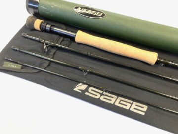 Sage X 796-4 Trout Fly Rod 7' 6" Line #7 With Bag And Tube Superb Rod