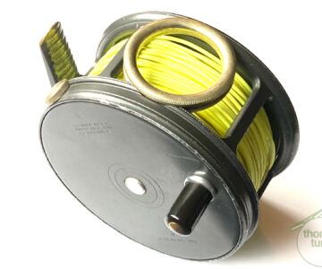 Alternative view of Hardy Perfect 4" Wide Drum Salmon Fly Reel With Line Guard 1950's