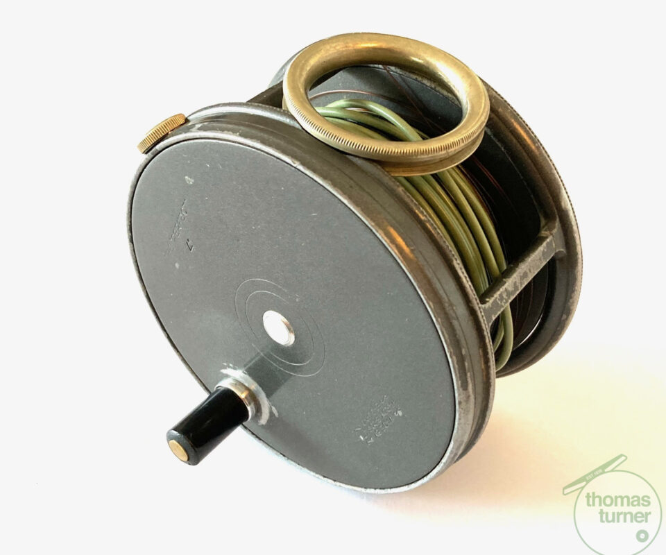 Hardy Perfect 4″ Wide Drum Salmon Fly Reel With Revolving Line Guard
