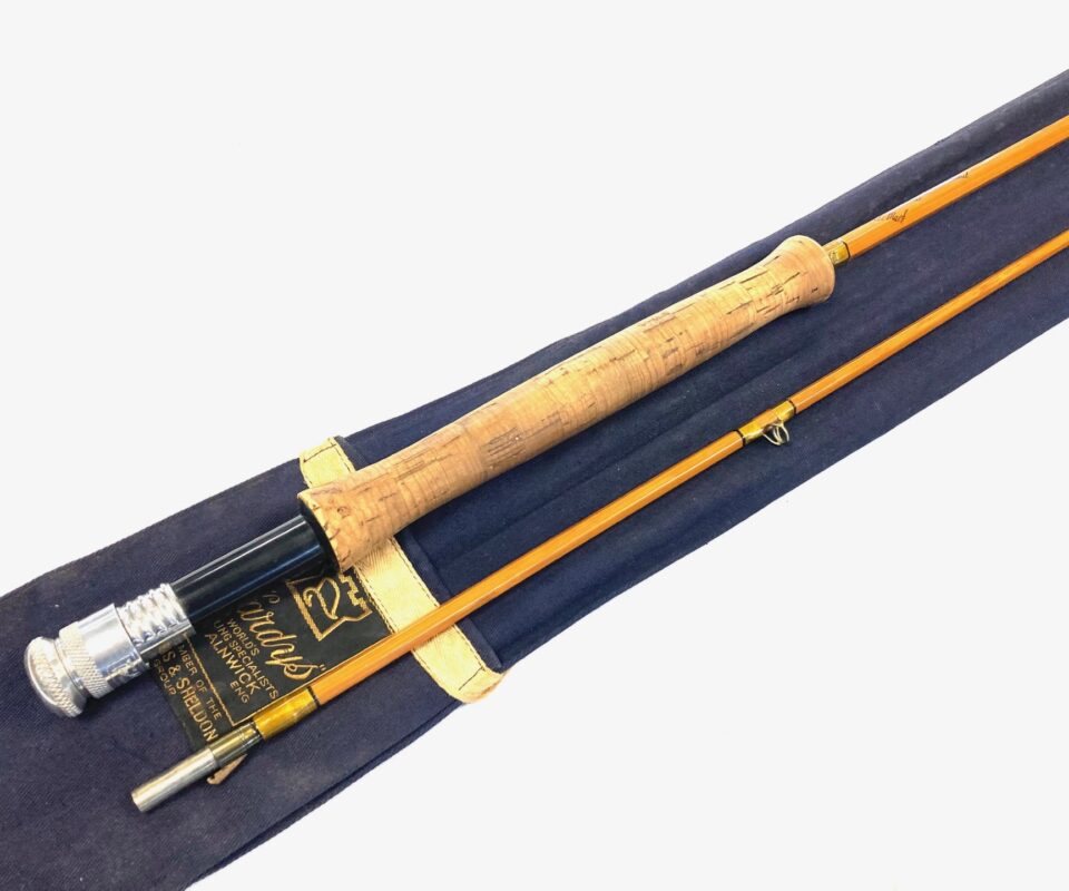 Hardy Halford Knockabout 9′ 6″ 2 Piece Palakona Cane Fly Rod #7 With Bag