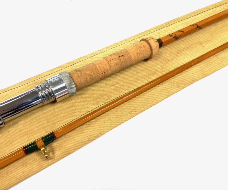 Hardy Palakona 9′ 6″ The No 2 LRH Spinning Rod 2 Piece Cane Mint Salmon Pike Carp
