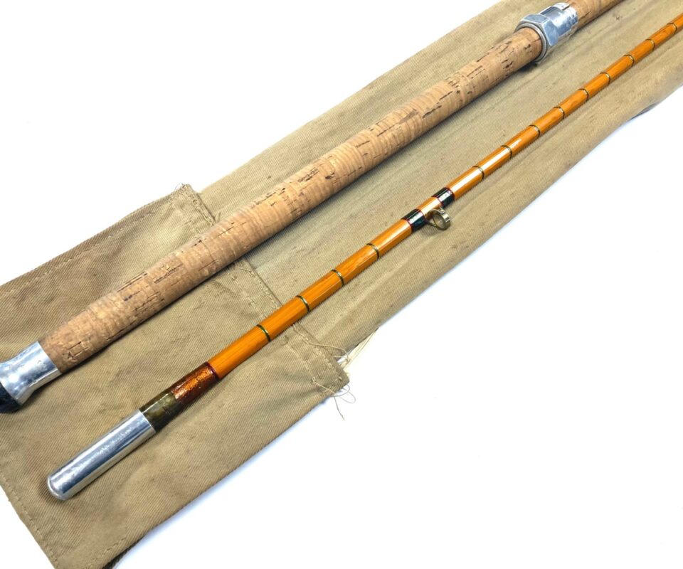 Hardy Palakona 9′ 6″ The No 2 LRH Cane Spinning Rod 2 Piece With Bag