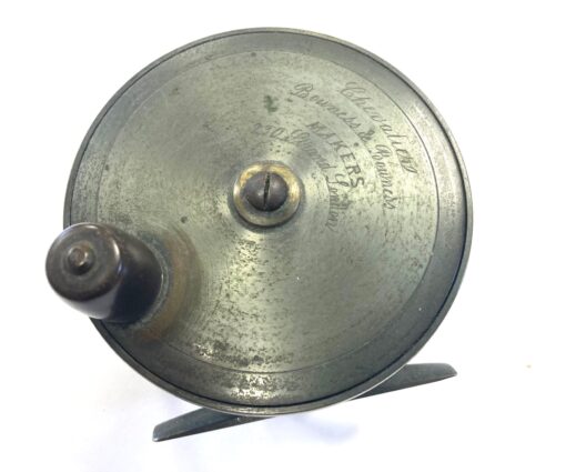 Chevalier Bowness & Bowness Makers 230 Strand London 4.25" Brass Salmon Reel