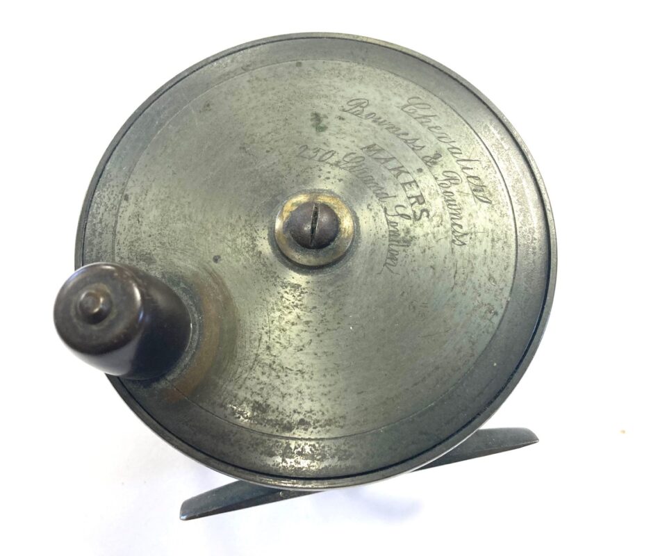 Chevalier Bowness & Bowness Makers 230 Strand London 4.25" Brass Salmon Reel
