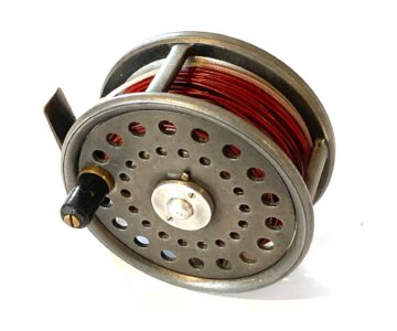 JJS Walker Bampton & Co Alnwick 4″ Antique Alloy Salmon Fly Reel