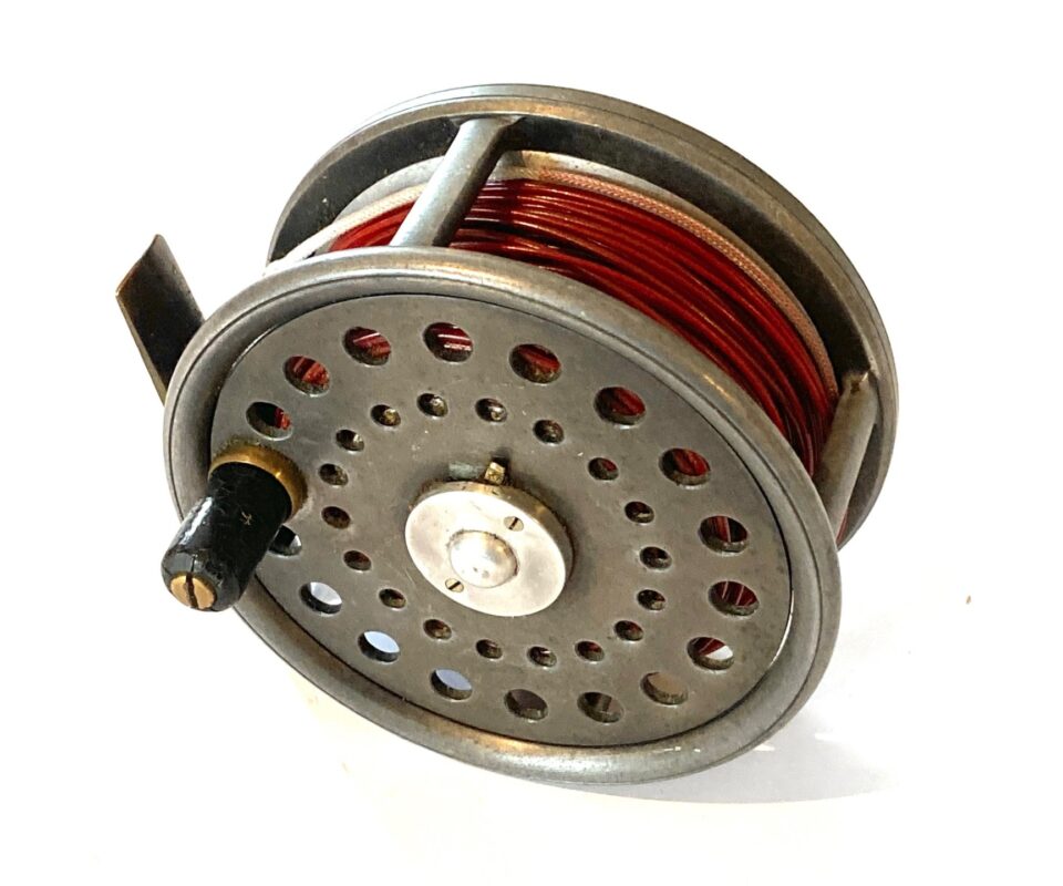 JJS Walker Bampton & Co Alnwick 4″ Antique Alloy Salmon Fly Reel