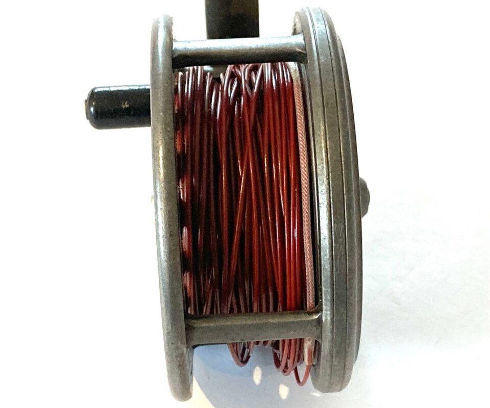 Alternative view of JJS Walker Bampton & Co Alnwick 4″ Antique Alloy Salmon Fly Reel