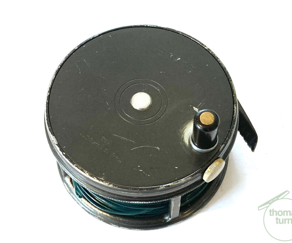 Hardy Perfect 3 3/4″ Wide Drum Salmon Fly Reel With Line
