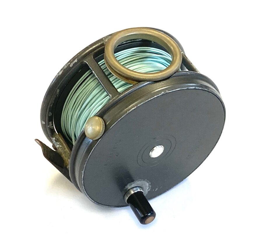 Hardy Perfect 4″ Wide Drum Salmon Fly Reel With Revolving Line Guard