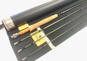 Hardy Zenith Sintrix 8′ 6" 4 Piece Carbon Trout Fly Rod #4 Fine With Bag And Tube