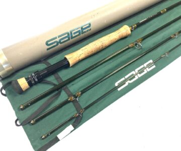 Sage XP Graphite IIIe 11′ 4 Piece Carbon Travel Fly Rod #6 Bag And Tube