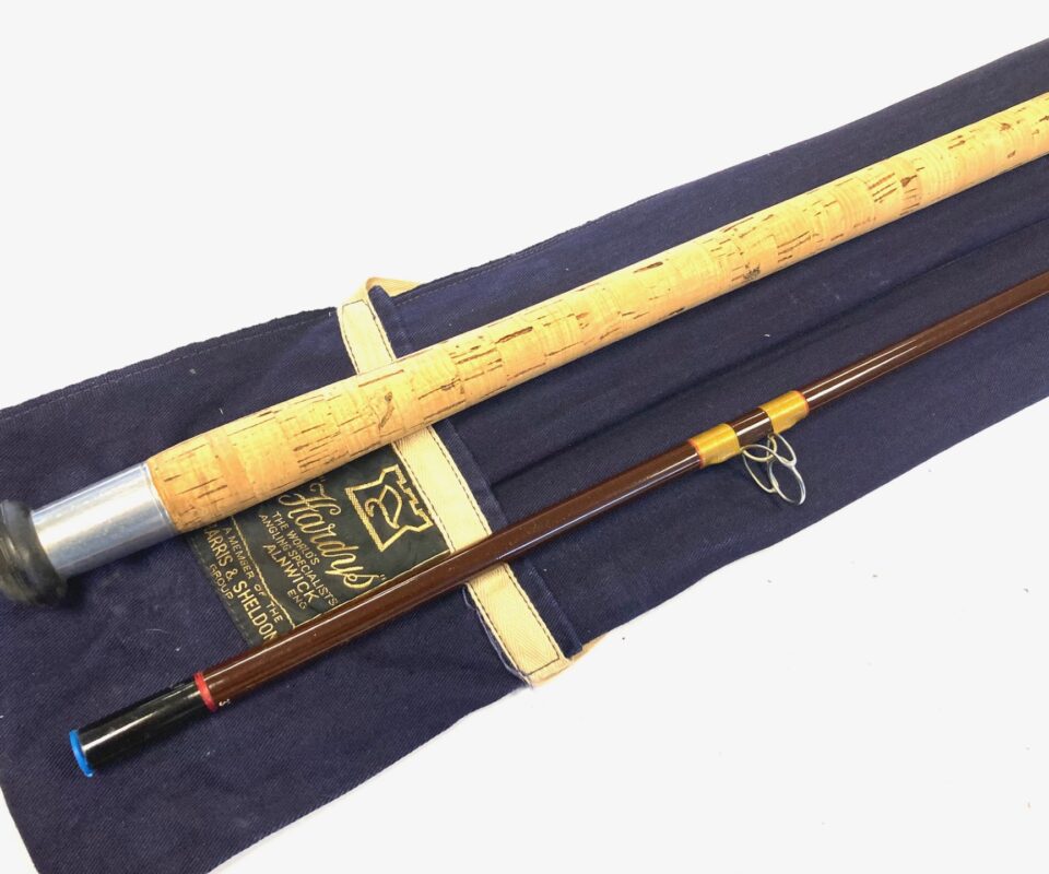 Hardy Bros 2 Piece 10′ Fibalite Spinning No 1 Vintage Rod With